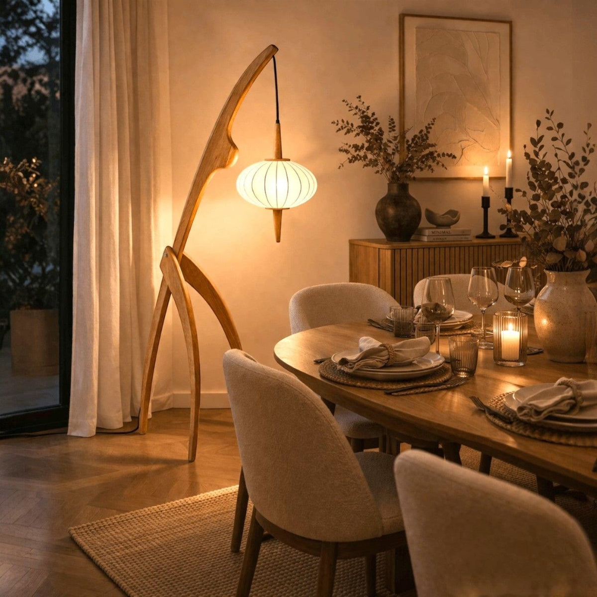 Lampadaire bois design - Alia Lampadaire bois design - Alia Illuminez votre intérieur