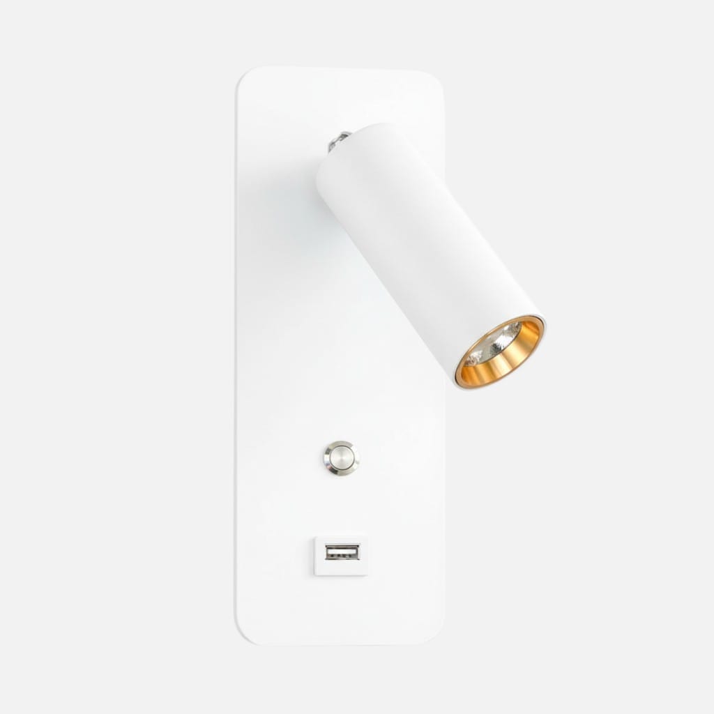 Lampe de chevet murale avec prise usb - alex Lampe de chevet murale avec prise usb - alex Éclairez!