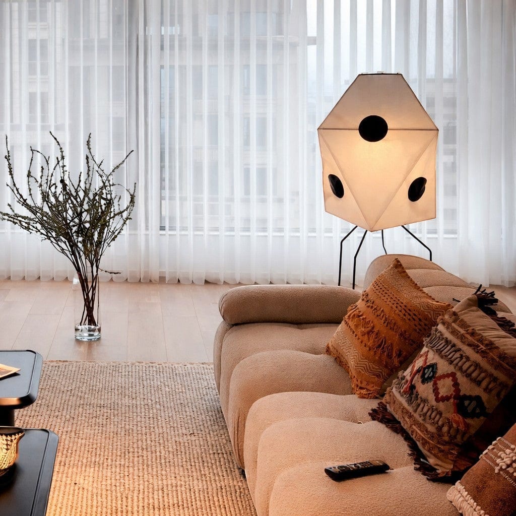 Lampe japonaise papier sur pied - Jiro Lampe japonaise papier sur pied - Jiro Ambiance zen !