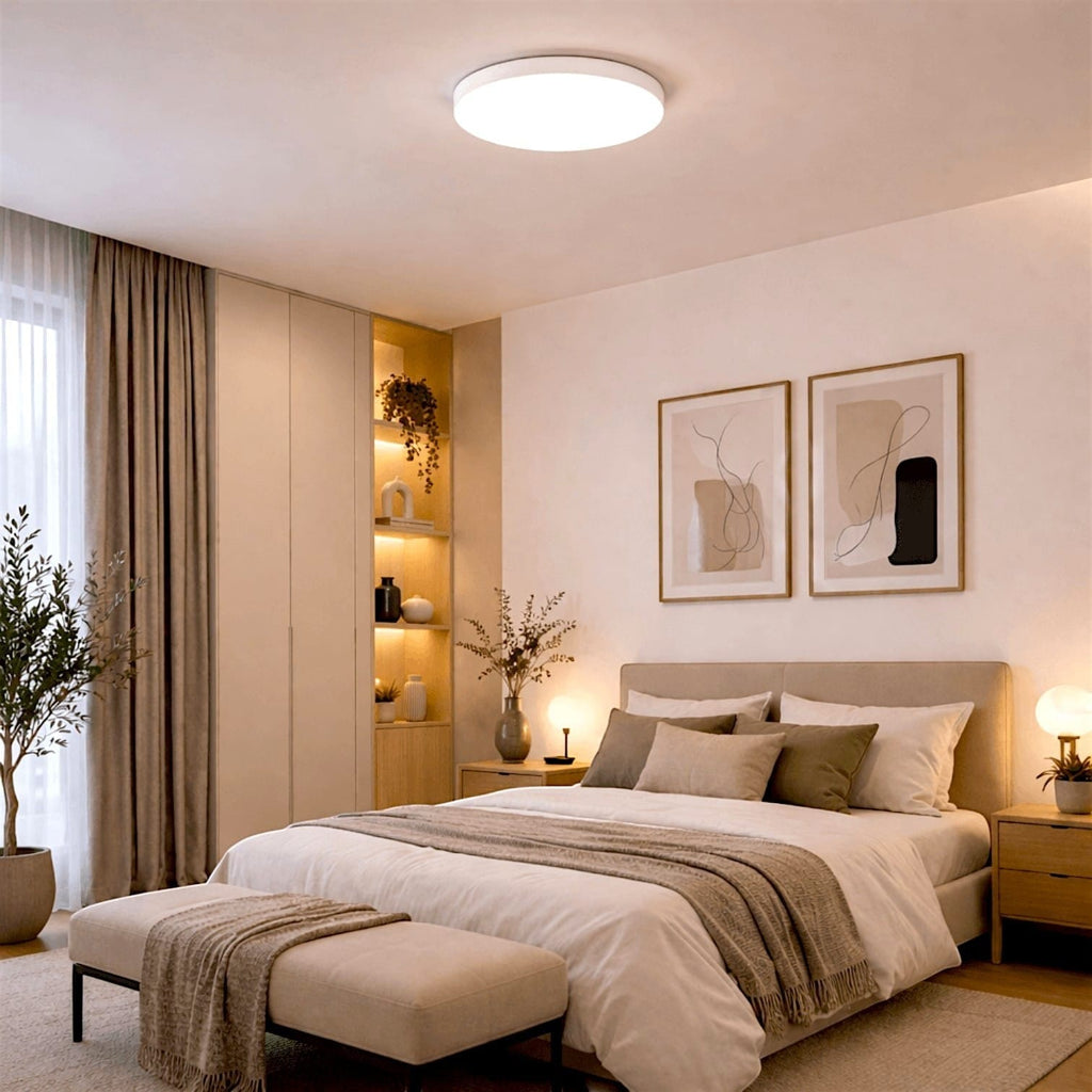 Grand plafonnier rond led - Ify Grand plafonnier rond led - Ify : Puissant et élégant