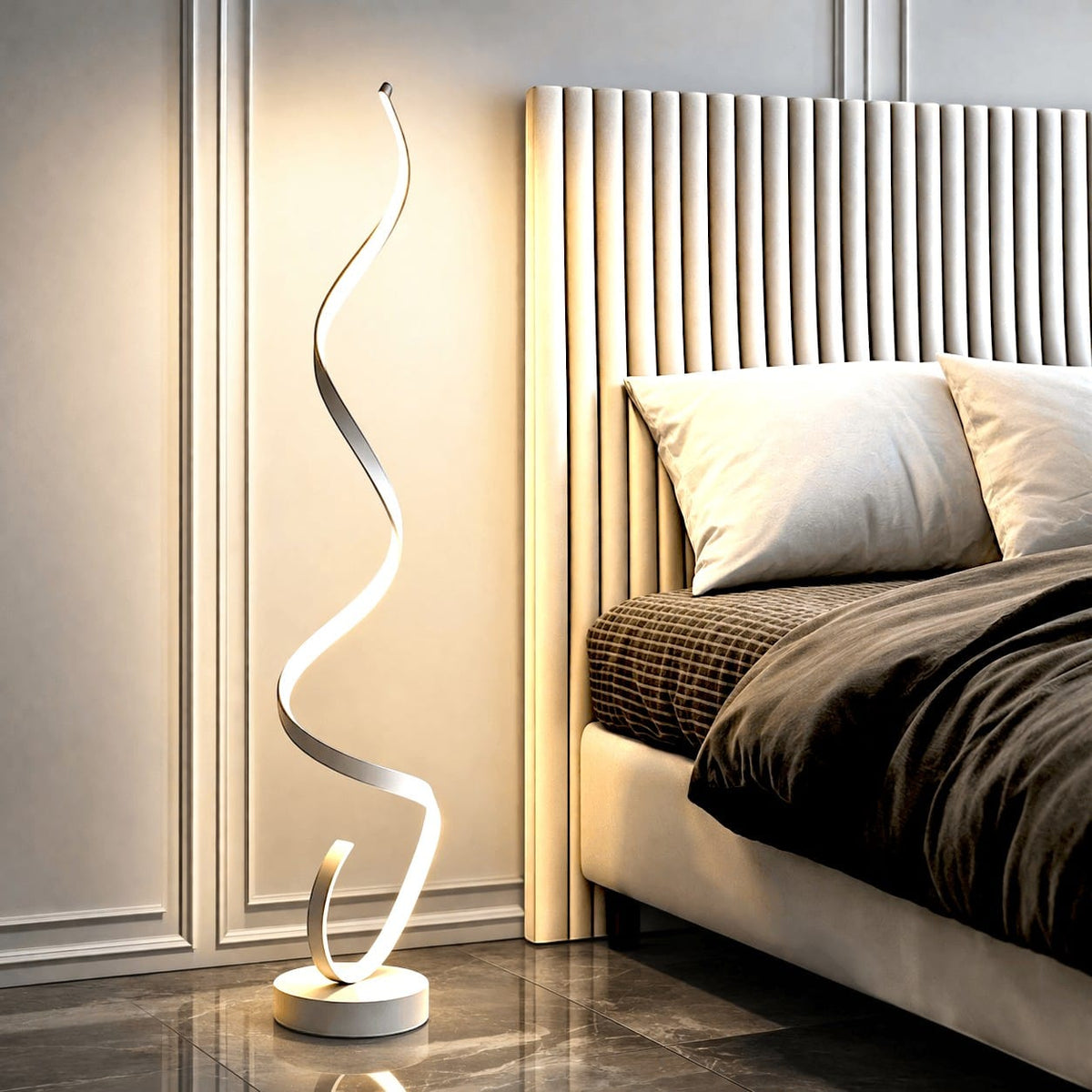 lampadaire led spirale - Sofia lampadaire led spirale - Sofia Illumine votre intérieur