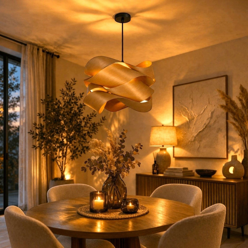 Lustre bois moderne - Boa Lustre bois moderne - Boa