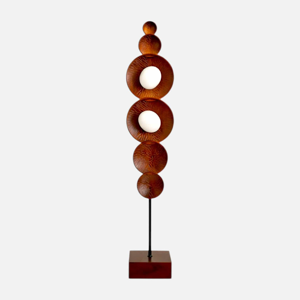Lampe sur pied design bois - Rota Lampe sur pied design bois - Rota Éclairez votre espace