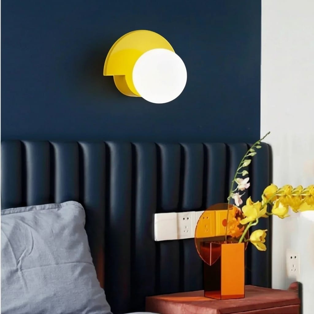 Applique murale boule en verre - Polux Applique murale boule en verre - Polux Éclat immédiat