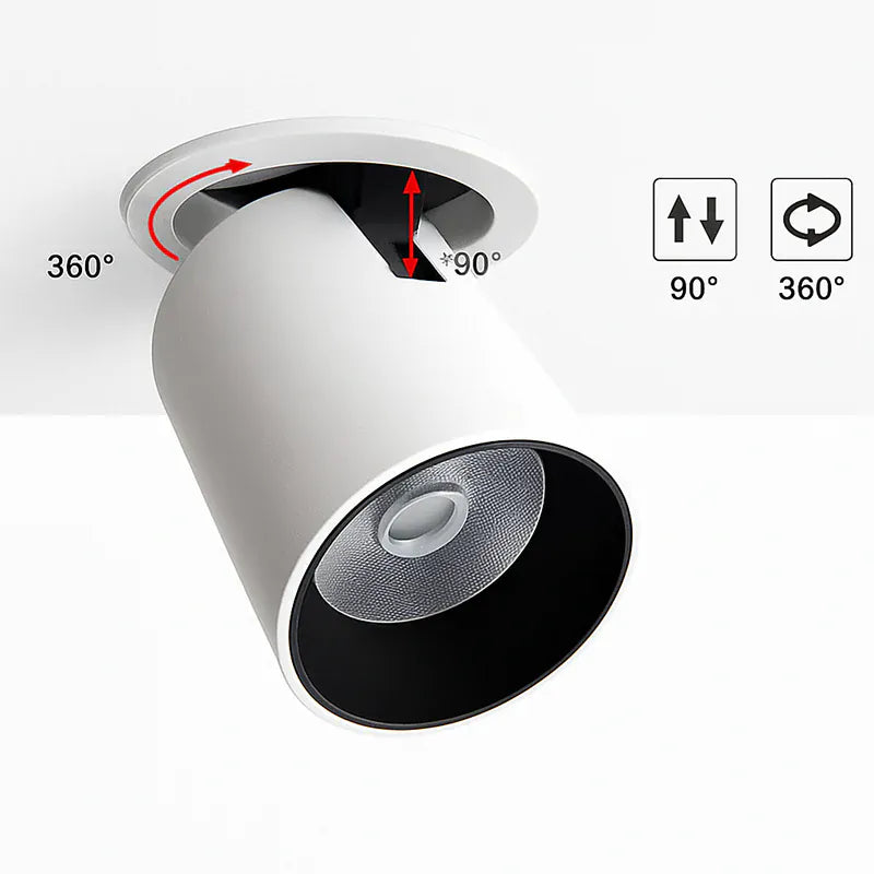 Plafonnier spot led orientable - Kuro Plafonnier spot led orientable - Kuro Éclairez avec goût