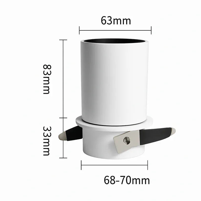 Plafonnier spot led orientable - Kuro Plafonnier spot led orientable - Kuro Éclairez avec goût